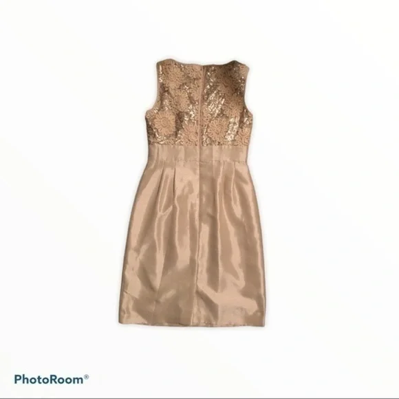 Tahari by Arthur S Levine cream semi formal dress - www.disolcolor.com